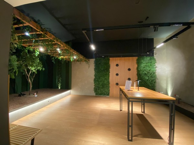 Instalação de Jardim Vertical Sala de Jantar Perus - Jardim Vertical Externo